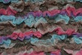 Bright texture of colored woolen fabric Royalty Free Stock Photo