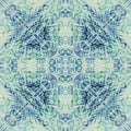 Bright texture colorful pattern background for scrapbook, top view. Collage mirror reflection. Seamless kaleidoscope