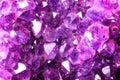 Bright Texture from Natural Amethyst