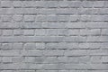 A very old brick wall completely painted with gray paint Royalty Free Stock Photo