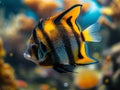 Bright tropical fish underwater Royalty Free Stock Photo