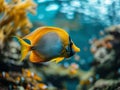 Bright tropical fish underwater Royalty Free Stock Photo