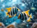 Bright tropical fish underwater Royalty Free Stock Photo