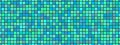Bright turquoise pool mosaic tile seamless pattern