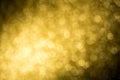 Bright unfocused gold abstract bokeh background