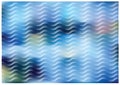 Bright vawes on blurry background Royalty Free Stock Photo