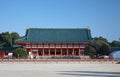 Daigoku-den Hall of the Heian-jingu Shrine. Kyoto. Japan Royalty Free Stock Photo