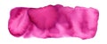 Bright vibrant magenta pink watercolor stain