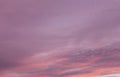 Bright vibrant Purple colors real romantic sunset sky ,nature beauty color Royalty Free Stock Photo