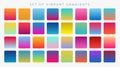 Bright vibrant set of gradients background Royalty Free Stock Photo