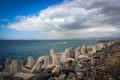 Bright view of Atlantic Ocean coast, Cape Town Royalty Free Stock Photo