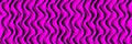 Bright violet wavy pattern. Volume curved lines background. Texture of stone. Abstract wide psychedelic illustration.