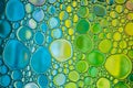 Water oil bubble abstract background.