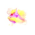 Bright watercolor splash for wallpaper, cards, lettering designes.