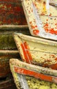 Bright Weathered Wooden Boats