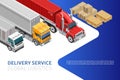 Bright web design for global logistics