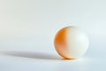 Bright wet egg resting on a smooth surface Royalty Free Stock Photo