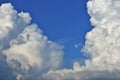 Cumulous Storm Clouds over Oklahoma City Royalty Free Stock Photo