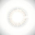 Bright white light burst with radial rays Royalty Free Stock Photo