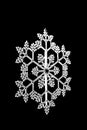 Bright white snowflake from side Royalty Free Stock Photo