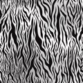 Bright white tiger skin, seamless pattern Royalty Free Stock Photo