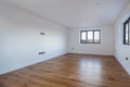 Bright white unfurnished room