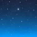 Bright wishing star night sky Royalty Free Stock Photo