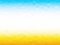 Bright yellow blue background Royalty Free Stock Photo