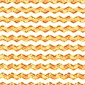 A bright, yellow-orange, flickering abstract zigzag pattern