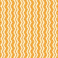 A bright, yellow-orange, flickering abstract zigzag seamless pattern