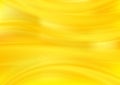 Bright yellow smooth blurred waves abstract background