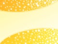 Bright yellow sparkly background, horizontal Royalty Free Stock Photo