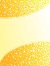 Bright yellow sparkly background, vertical