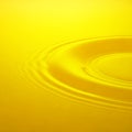 Bright yellow surface liquid ripple effect water motion background with texture Royalty Free Stock Photo