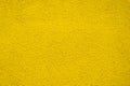 Bright yellow texture background. Plastered and painted cement wall