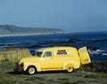 Bright yellow truck