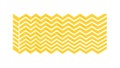 Bright Yellow Zigzag Chevron Pattern, vector design Generative AI Royalty Free Stock Photo
