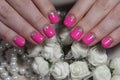 Bright, youthful manicure design