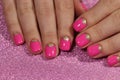 Bright, youthful manicure design