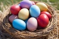 Brighten your spring celebrations with delicately colored pastel easter eggs for egg hunting fun