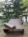 Brighter Days sculpture exhibit by Melvin Edwards at City Hall Park in New York City