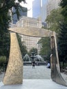 Brighter Days sculpture exhibit by Melvin Edwards at City Hall Park in New York City