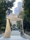 Brighter Days sculpture exhibit by Melvin Edwards at City Hall Park in New York City