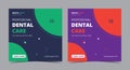Brighter future poster Dental social media post and flyer