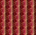 Brighter Ruby silk pattern