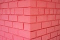 brightly colored brickwork Royalty Free Stock Photo