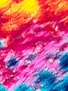 Brightly colored brushstroke textures. Diagonal.