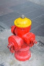 Brightly Colored Fire Hydrant Royalty Free Stock Photo