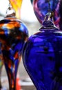 Brightly Colored Hand Blown Glass Ornaments Royalty Free Stock Photo