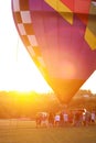 Hot Air Balloon at Sunset